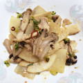 rossy42's cooksnap of when they made 大根としめじのピリ辛炒め煮.