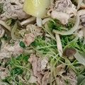toma19's cooksnap of when they made 豆苗と豚バラのさっと炒め.