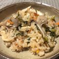 まめ39's cooksnap of when they made 大根の葉っぱで炊き込みご飯.