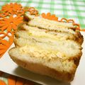 赤い電話's cooksnap of when they made 朝食に☆ふわふわすくらんぶるたまごサンド.