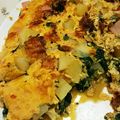 ☆あいずみ☆'s cooksnap of when they made オムレツ？卵料理★じゃがいもとトマト入り.
