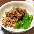 riorin♡'s cooksnap of when they made ひらひら和牛ステーキ丼★.
