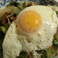クックZ69KDS☆'s cooksnap of when they made 大好きな組み合わせ☆野菜炒め&目玉焼き.
