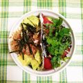 くま's cooksnap of when they made 納豆・アボカド・オクラ・豆腐サラダ.