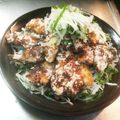 ゆきにゃーんっ's cooksnap of when they made 薬味たっぷり鰹の竜田揚げ❤️ポン酢がけ.