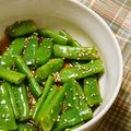あーもこ's cooksnap of when they made モロッコいんげんの胡麻酢和え.