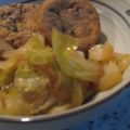 snow122193's cooksnap of when they made がんもどきとキャベツの煮物.