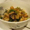 ダッフィーニーうに's cooksnap of when they made ピリ辛ごまラー油で☆桜えびとかぶの葉炒め.