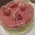 なかやん。。。's cooksnap of when they made 生ハム・アボカドで☆ま～るい押し寿司.