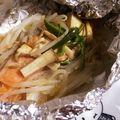 myk818's cooksnap of when they made トースターでできる！鮭のホイル焼き.