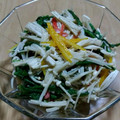 ナーちゃん's cooksnap of when they made 春菊とえのき❀すだち和え.