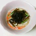 taako1552's cooksnap of when they made 簡単手作り人参、大根、キュウリのもずく酢.