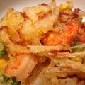 し〜〜ちゃん's cooksnap of when they made ★そら豆とエビのかき揚げ★.