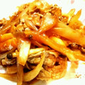 yukipanmen's cooksnap of when they made 豚肉とタマネギのウスターケチャップ炒め.