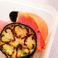 ikechiso's cooksnap of when they made 茄子のハムチーズはさみ焼き♪お弁当に♪.