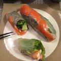 クックHGG32T☆'s cooksnap of when they made スモークサーモンアボカドの生春巻き.