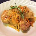 そらいろ猫's cooksnap of when they made 鶏肉のオレンジ煮♬.