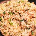 碧乃ママ☆'s cooksnap of when they made 簡単☆小松菜しらす梅炒飯☆つわり中にも◎.