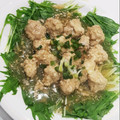 クックTMDAZO☆'s cooksnap of when they made 〇◎鶏ごぼうだんご◎〇柚子胡椒あんかけ.