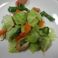 堕天使M's cooksnap of when they made キャベツとウィンナー炒め.