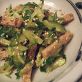 ルリナ's cooksnap of when they made きゅうりと油揚げの酢の物.