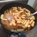 nanasworld's cooksnap of when they made 桜えび入り油揚げと大根の味噌汁♪.
