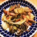 クックPIHA91☆'s cooksnap of when they made あさりときゃべつのソーセージ入り酒蒸し.