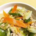 まめまめりんこ's cooksnap of when they made 白菜と挽き肉 野菜たっぷりな野菜炒め！！.