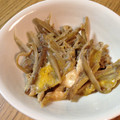 oimoim's cooksnap of when they made ごぼうとえのきの卵とじ.