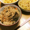 izayoi902's cooksnap of when they made オール１♪鶏肉と舞茸の簡単炊き込みご飯✨.