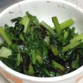 凪なぎ's cooksnap of when they made 蕪の葉とツナの塩昆布レモン和え.