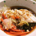 Mizれぽ's cooksnap of when they made たらと白菜のごま油香る蒸し煮.