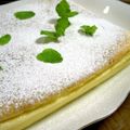 schoko33's cooksnap of when they made 手間のかかるスフレチーズケーキ.