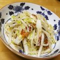 ぽりぽり拓庵's cooksnap of when they made 材料３つ！もやしと塩こんぶの和え物.