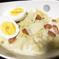 chirokoka's cooksnap of when they made 白菜と鶏もものミルク煮.