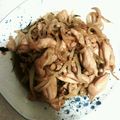 ひなんちぃ's cooksnap of when they made 糖質制限♪鶏もも肉ともやしとﾈｷﾞ炒め★.