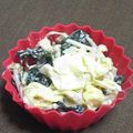 nosso's cooksnap of when they made キャベツ✿えのき✿わかめの胡麻マヨ和え♡.