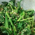 懌ちゃん's cooksnap of when they made 茹でて混ぜるだけ♡ほうれん草のごま和え.