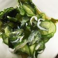 cookみぃ's cooksnap of when they made きゅうりとわかめの酢の物.