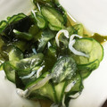 cookみぃ's cooksnap of when they made きゅうりとわかめの酢の物.