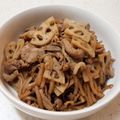 ♪♡さくら♡♪'s cooksnap of when they made れんこんと豚肉のシャキシャキきんぴら.