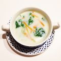 なつき☆ミ's cooksnap of when they made レタスの外葉で　ミルクスープ♪(エコ♡).