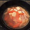 ネスター's cooksnap of when they made 豆腐・にんじん・油揚げの味噌汁.