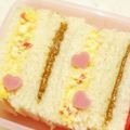 しふぉんけ〜き's cooksnap of when they made 子供の朝食に♪きなこハチミツサンド.