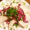 mayoキッチン☆☆'s cooksnap of when they made 紅くるりと蒸し鶏の崩し豆腐サラダ.
