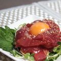＊ろりす＊'s cooksnap of when they made まぐろのユッケ.