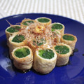 ＊ろりす＊'s cooksnap of when they made 油揚げ巻き☆ほうれん草のお浸し.
