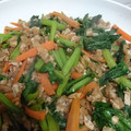 hasuco's cooksnap of when they made 小松菜の甘辛煮★お弁当に★冷凍保存.