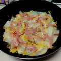 mitsuha❤'s cooksnap of when they made 簡単★白菜とベーコンのチーズ焼き？.