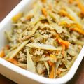 うさぎのシーマ's cooksnap of when they made お弁当に＊鶏そぼろのきんぴら炒め＊.